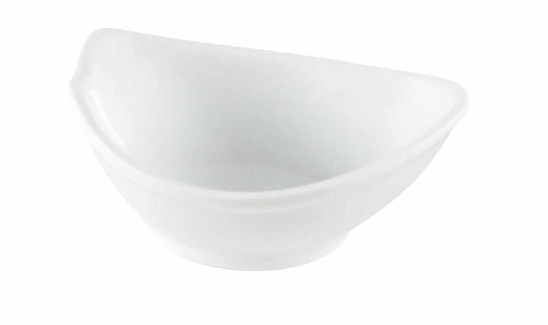 Globy Melamin Mini Kase, 9,5x7,5 cm,Beyaz 6'lı