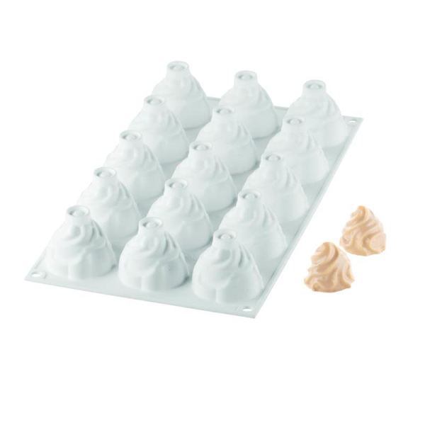 Silikomart Chantilly 30 Silikon Kek Kalıbı 15'li - 36.359.87.0065