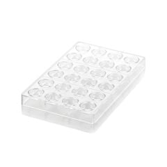 Silikomart CH013 Yarımküre Takımı Silikon Kek Kalıbı 24'lü