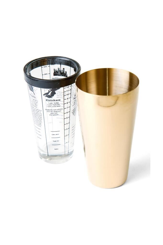 Biradlı BRD-3198 Boston Kokteyl Shaker, Altın 700 cl