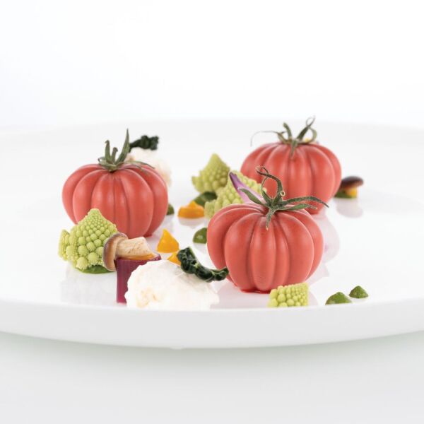 Silikomart Pomodoro 24 Domates Desen Silikon Kek Kalıbı 12'li - 36.330.36.0065