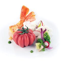 Silikomart Pomodoro 24 Domates Desen Silikon Kek Kalıbı 12'li