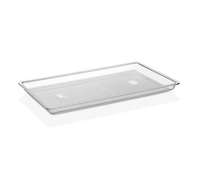 Gastroplast GFT-16 Polikarbon Fanus Tepsisi, 20x26 cm, Şeffaf