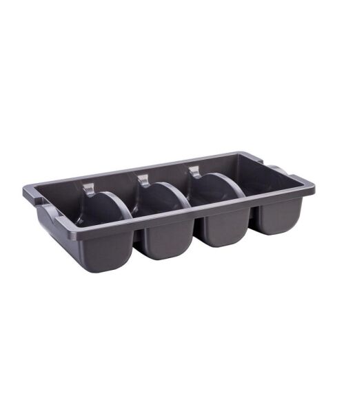 Şenyayla Plastik 4 Gözlü Endüstriyel Kaşıklık 10x28x52,5 cm - 5128