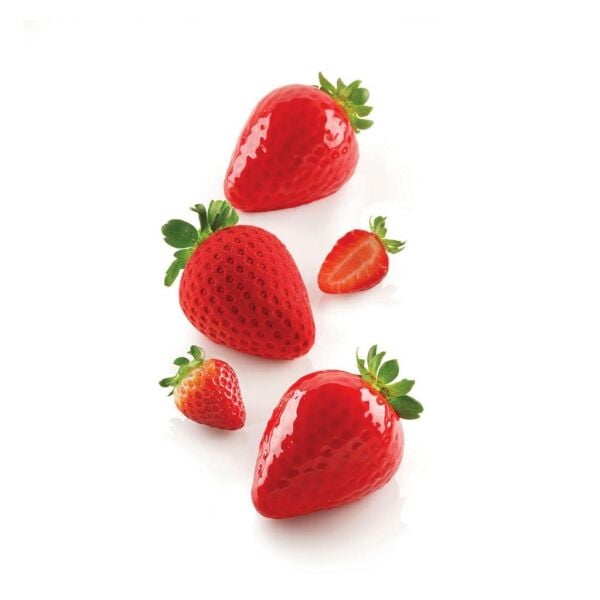 Silikomart Fragola120 Çilek Silikon Kek Kalıbı 5'li