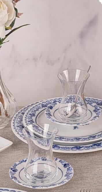 Porland Hazeran Ergonomik Çay Tabağı 12 cm 6'lı