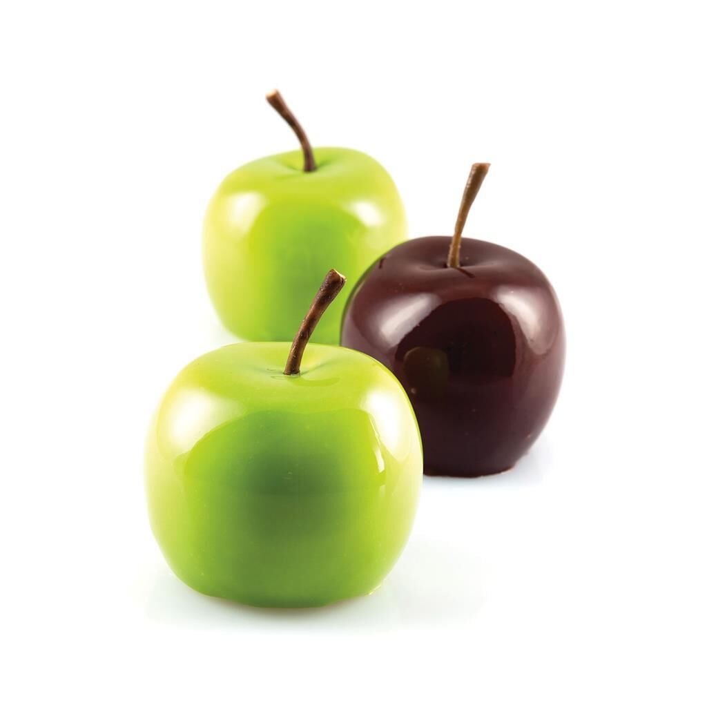 Silikomart 3D Elma, Kiraz, Şeftali Kek Kalıbı - 28.313.87.0065