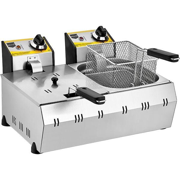 Remta R93 Çift Hazneli Fritöz, 5+5 Litre, Elektrikli