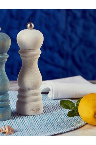 Bisetti Shabby Tuz Değirmeni Vintage Fildişi 16,5 cm