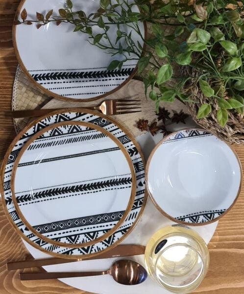 Porland Elenco Pasta Tabağı 20 cm 6'lı