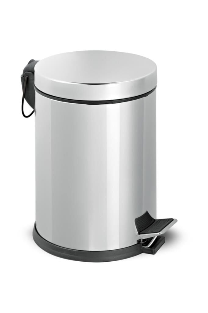 Efor Metal 430 Kalite Pedallı Çöp Kovası 16 Litre