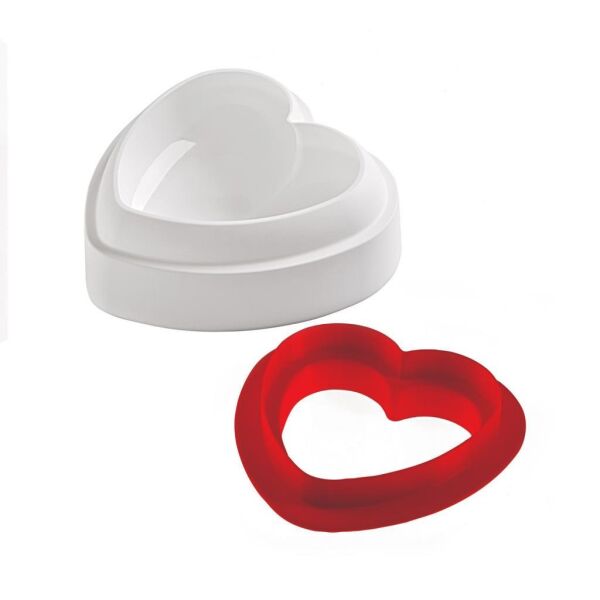 Silikomart Ti Amo Kalp Pasta Kalıbı – 17 × 16,4 cm - 32.890.87.0065