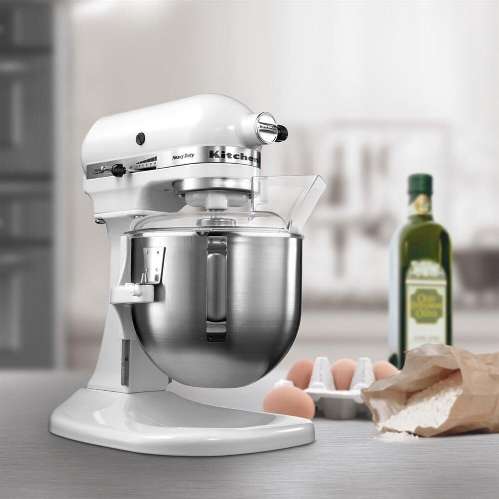 KitchenAidAğır Hizmet Tipi Stand Mikser Beyaz 4.8 L, Beyaz - 5KPM5EWH