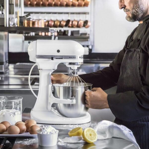 KitchenAidAğır Hizmet Tipi Stand Mikser Beyaz 4.8 L, Beyaz - 5KPM5EWH