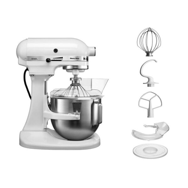 KitchenAidAğır Hizmet Tipi Stand Mikser Beyaz 4.8 L, Beyaz - 5KPM5EWH