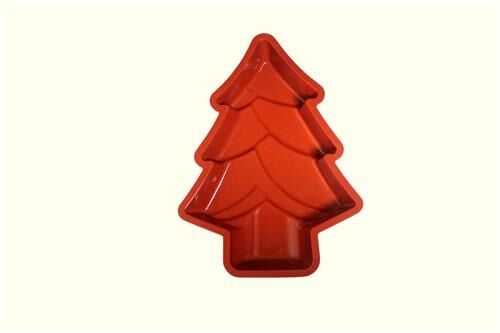 Globy Silikon Çam Ağacı Desenli Kek Kalıbı