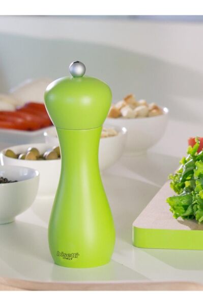 Bisetti Rimini Karabiber Değirmeni Açık Yeşil 18 cm