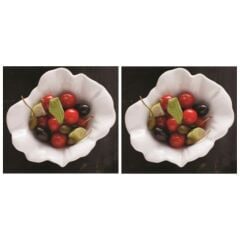 Güral Porselen Yaprak Kase 18 cm 2'li