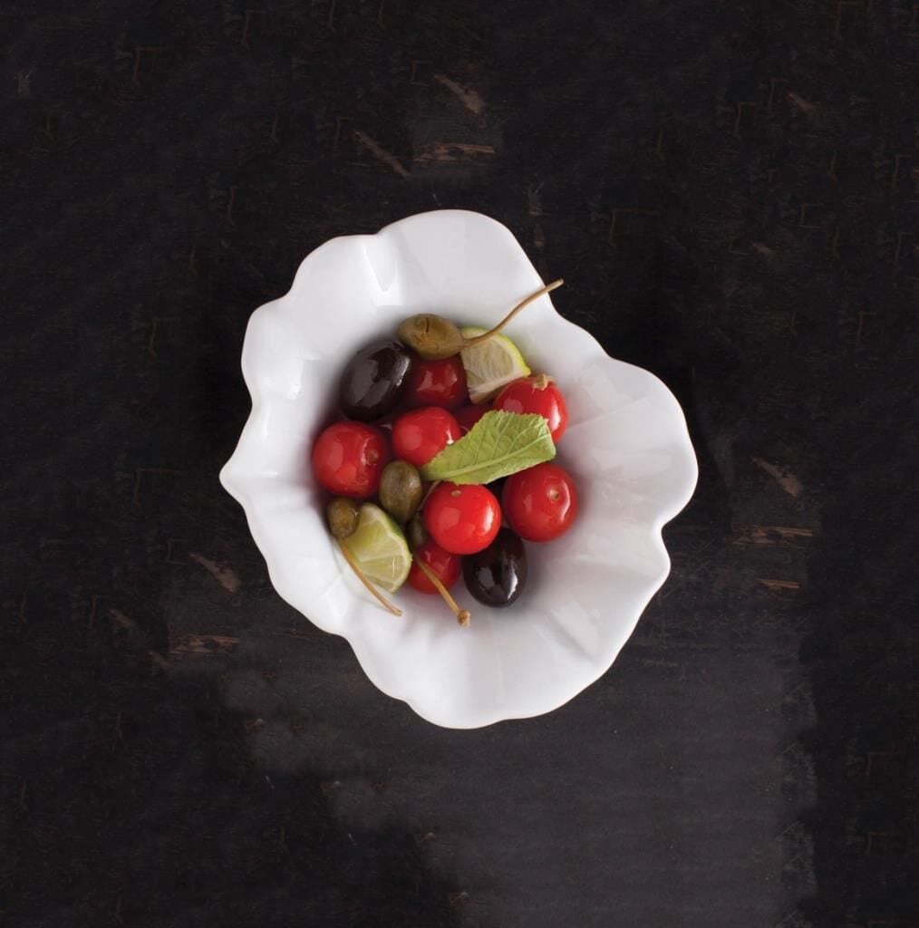 Güral Porselen Gastro Studio Yaprak Şekerlik - Kase 18 cm 6'lı