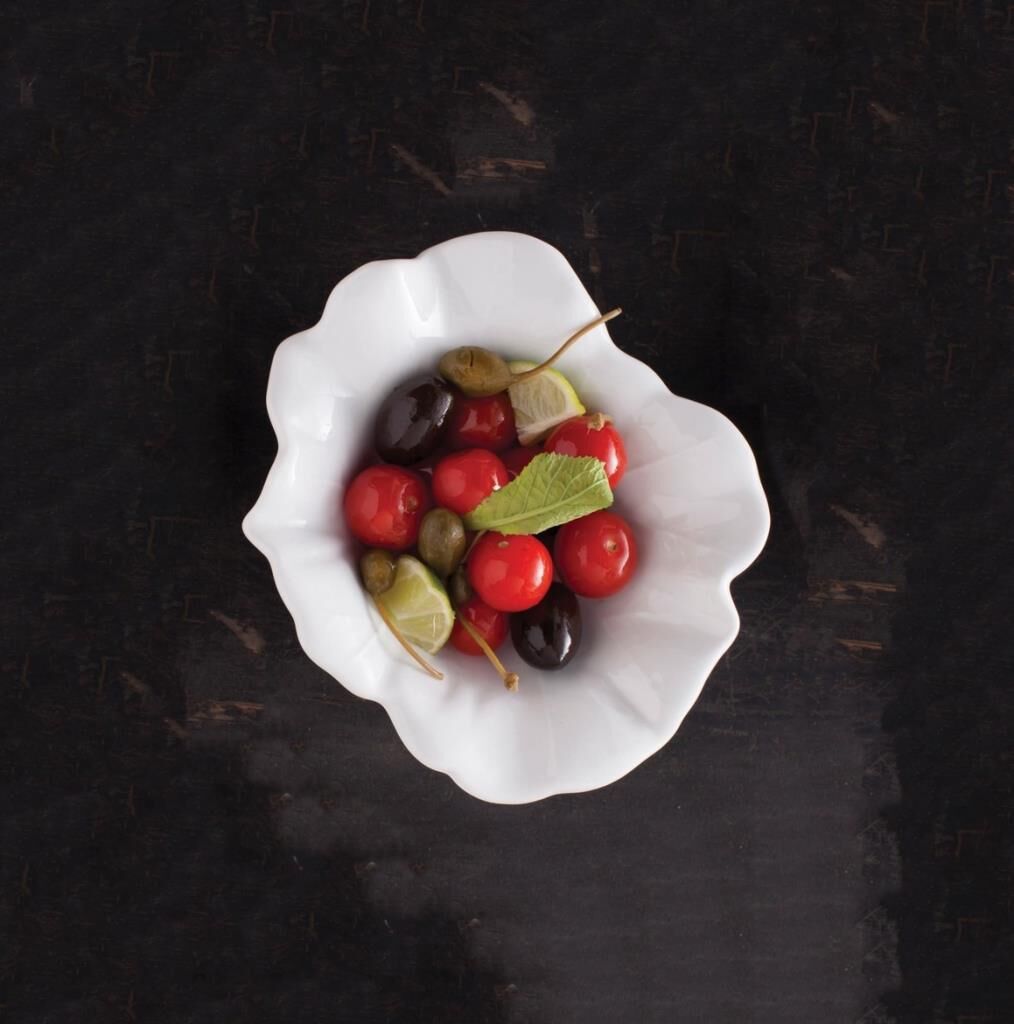 Güral Porselen Gastro Studio Yaprak Şekerlik - Kase 18 cm 6'lı