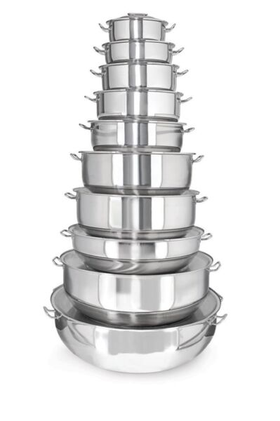 Kapp Çelik Helvane Tencere 90x30 - 166 Lt