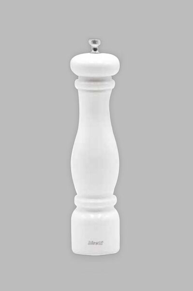 Bisetti İtaly Firenze Karabiber Değirmeni  Parlak Beyaz 32 cm
