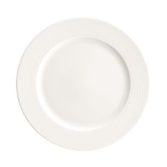 Bonna Porselen Loop Düz Tabak 25 cm 12'li