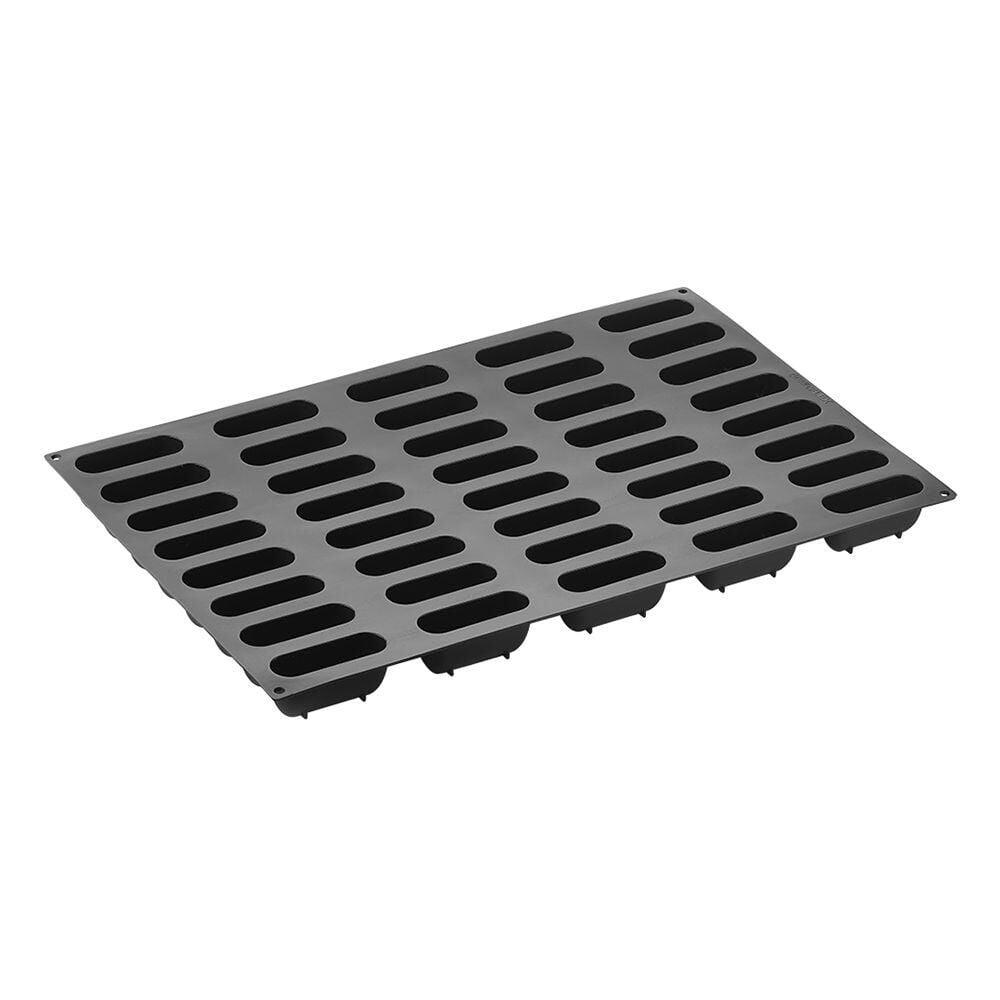 Globy Profesyonel Silikon Oval Dikdörtgen Tatlı,Kek Kalıbı 40'lı