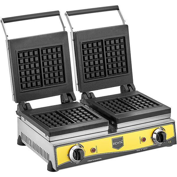 Remta W14 Çiftli Kare Model Waffle Makinesi, Elektrikli