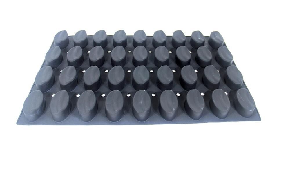 Globy Profesyonel Silikon Oval Tatlı,Kek Kalıbı 36'lı