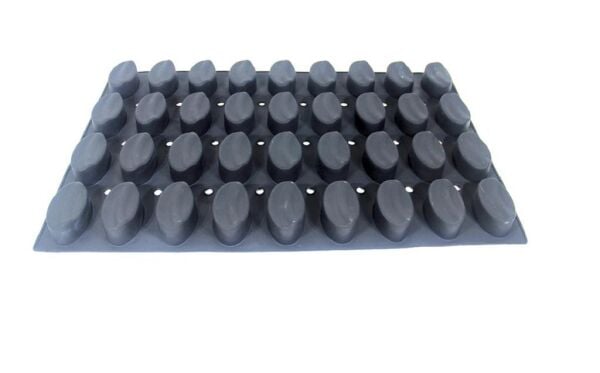 Globy Profesyonel Silikon Oval Tatlı,Kek Kalıbı 36'lı