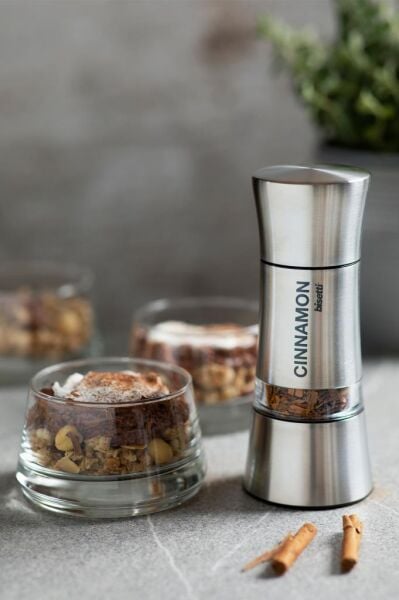 Bisetti Çubuk Tarçın Değirmeni Çelik 18 cm