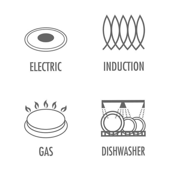 Kapp Çelik Tencere - Silindirik 60x10 cm - 28,3 Lt
