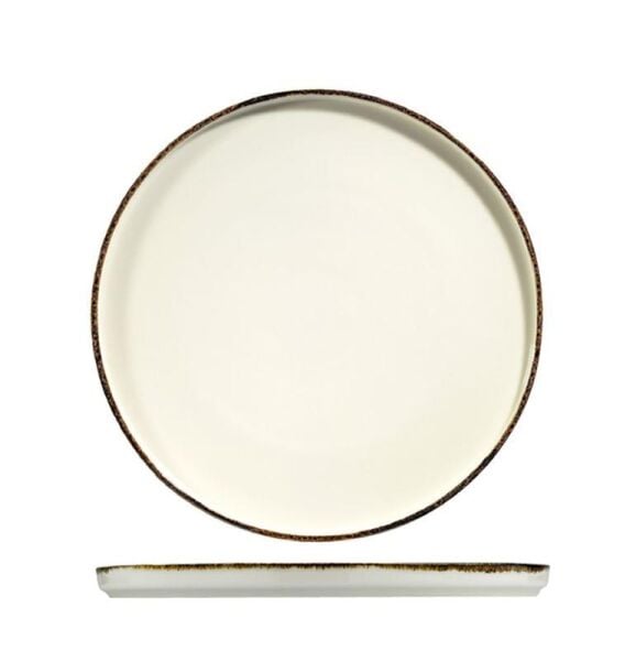 Kütahya Porselen ATROT28DU801R14 Atlantis Rot Düz Tabak Krem 28 cm 6'lı