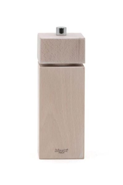 Bisetti Trento Kayın Ağacı Tuz Değirmen Natural 16.5 Cm