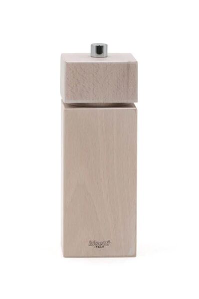 Bisetti Trento Kayın Ağacı Tuz Değirmen Natural 16.5 Cm