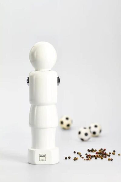 Bisetti Soccer Player Karabiber Değirmeni Beyaz 23 Cm