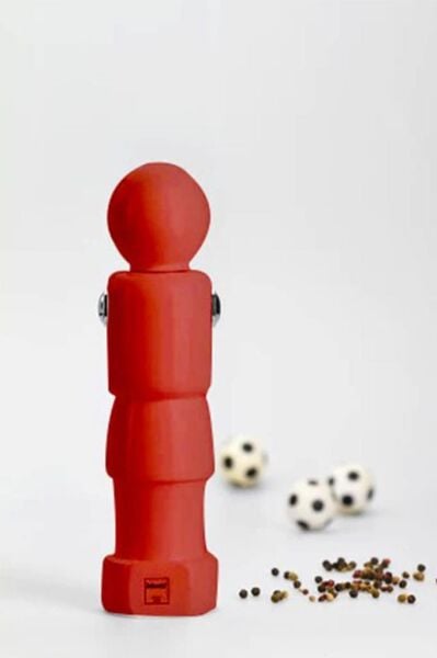 Bisetti Soccer Player Karabiber Değirmeni Kırmızı 23 Cm