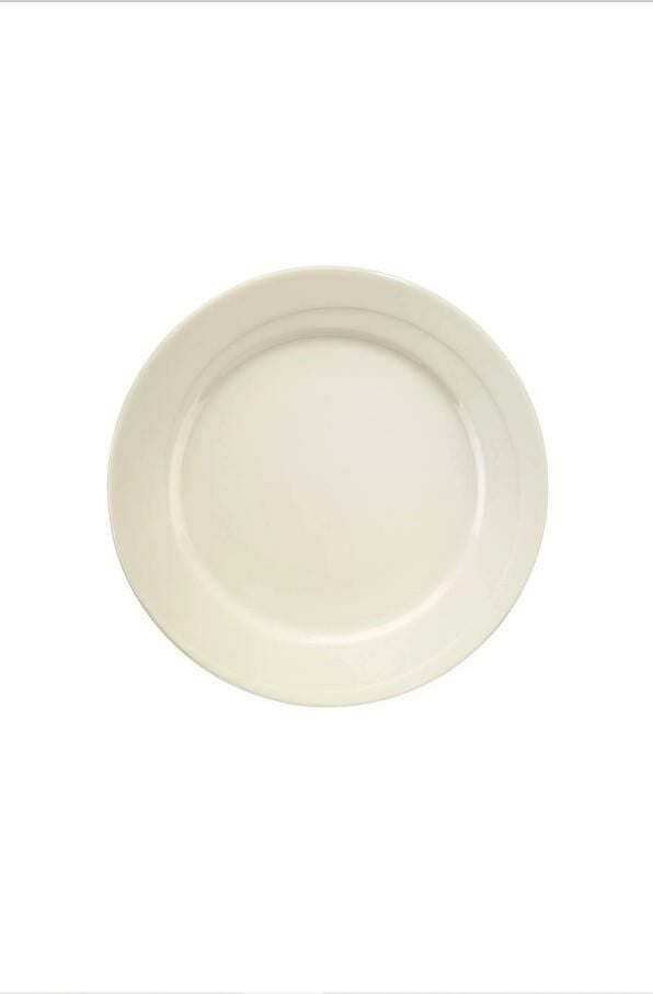 Kütahya Porselen Bone Horeca Lıne 25 cm Düz Tabak 12'li