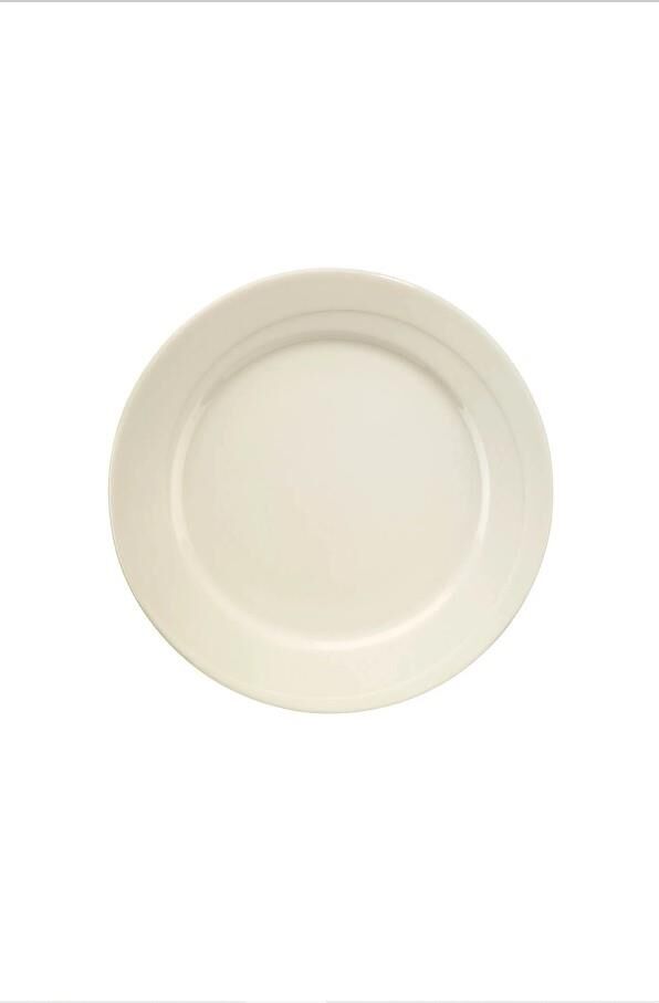 Kütahya Porselen Bone Horeca Lıne 25 cm Düz Tabak 12'li