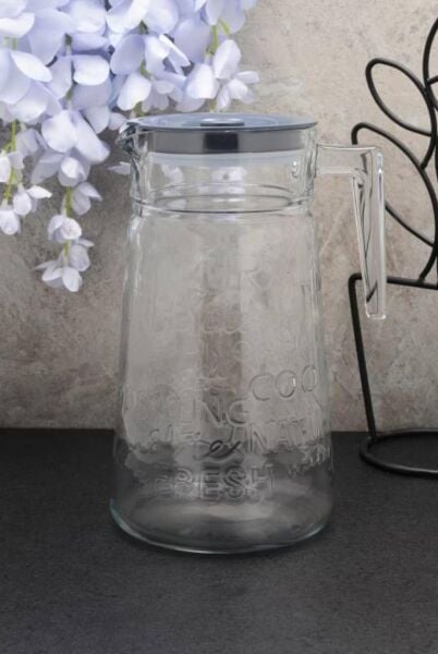 Paşabahçe 43763 City Pop Gri Kapaklı Sürahi 2000 Cc