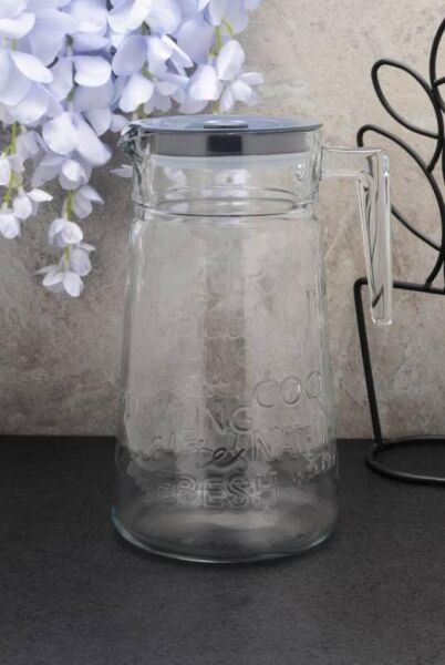 Paşabahçe 43763 City Pop Gri Kapaklı Sürahi 2000 Cc