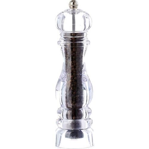 Bisetti Milano Akrilik Karabiber Değirmeni Şeffaf 22 Cm
