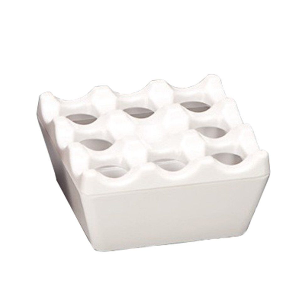 Zicco Melamin Kare Küllük, Kül Tablası 9x9x4.5 cm, Beyaz
