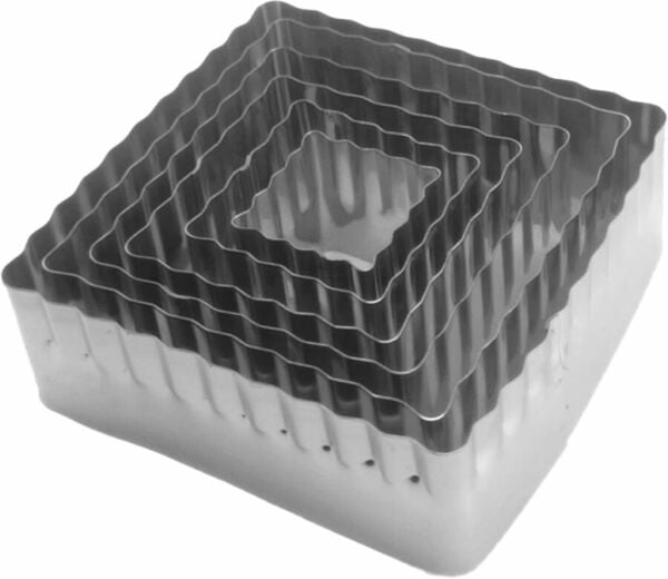 Kapp Dişli Kare Metal Volovan Set - Kesici 6'lı