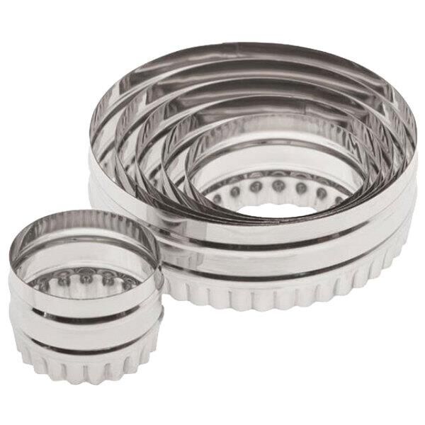 Kapp Dişli Yuvarlak Metal Volovan Set - Kesici 6'lı