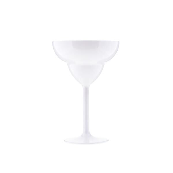 Rubikap PM.M30 Premium Polikarbon Margarita Bardağı 350 ml 6 Adet, Beyaz