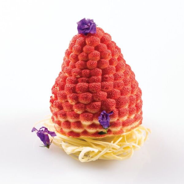 Silikomart Mora Lampone, Silikon Böğürtlen Ahududu Pasta Kalıbı - 28.310.87.0065