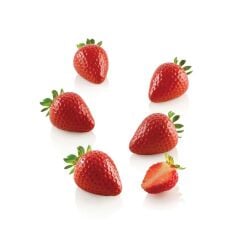 Silikomart FRAGOLA 30 Çilek Silikon Kek Kalıbı 15'li