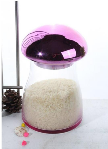 Cooker CKR-1721 Lüks Mantar Cam Kavanoz Büyük Boy